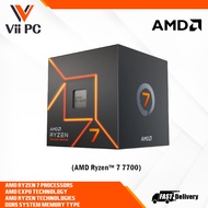 [LOCAL STOCK] AMD Ryzen 7 7700 TRAY OR BOX AM5, 8-CORE, 16-THREAD Desktop Processors