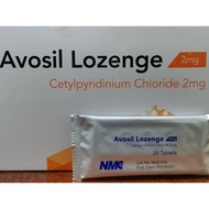 (20 Tablets) UBAT KEMAM - Avosil Lozenge 2mg - MELEGAKAN IRITASI RONGGA TEKAK