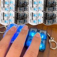 2Pcs 4keys LED Keyboard Keychains - Stress Relief Fidget Toy - Backpack Hanging Accessories - Decomp