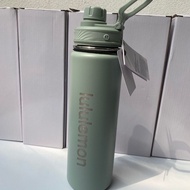 Hot Sale Lululemon 710ml Sports Water Bottle Outdoor Large-capacity Stainless Steel Frosted Portable Thermal Insulation