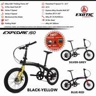 sepeda lipat exotic 20" explore 150