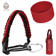 Aquaflask Accessories Silicone Protective Boot and Paracord Handle ,1 Set Silicone Boot Tumbler Handle Strap for Women and Men Gym Flask Accessories 14oz/18oz/22oz/32oz/40oz