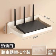 路由器放置架免打孔光貓wifi機上盒置物架客廳攝像頭監控支架壁掛