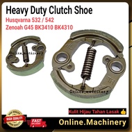 Clutch Shoe Mesin Rumput Husqvarna 532RBS 542RBS ZENOAH BK3410 BK4310 Ogawa Bz450 Brush Cutter Kulit