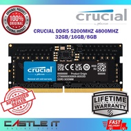 Crucial DDR5 Laptop RAM 8GB 16GB 32GB 4800MHz 5600MHz CL40 CL46 Notebook Memory CT8G CT16G CT32G