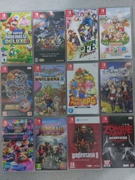 Switch/Switch 2 game/games 雜錦系列 ～ Mario 超級瑪利歐兄弟 U 豪華版, 魔物獵人 XX, 幻影異聞錄 #FE Encore, 牧場物語 重聚礦石鎮, 超級機械人大