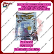 (VOS) VITON FLYWHEEL OIL SEAL PROTON SAGA 12V ISWARA WIRA 1.3 1.5 WAJA GEN2 PERSONA EXORA CPS SATRIA