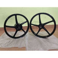 Ready stock Rim Sp 522 Enkei pnp y15zr warna Hitam Kilat