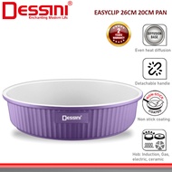 DESSINI ITALY EASYCLIP ESC-FP20 20CM ESC-FP26 26CM Detachable Handle Induction Casserole Bowl Pot Fr