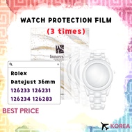Protection Films for Rolex Datejust 36mm 126233 126231 126234 126283 fluted Bezel (3 times) / Scratch &amp; Contamination Prevention Stickers Film