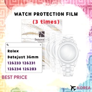 Protection Films for Rolex Datejust 36mm 126233 126231 126234 126283 fluted Bezel (3 times) / Scratc