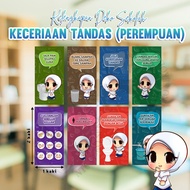 💧READY STOCK💧 Set Keceriaan Tandas Perempuan / Hiasan Tandas / TEBAL KALIS AIR