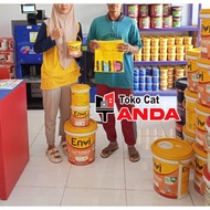 [Ready Stock] Cat Envi Tembok 25Kg Brilliant White - Cat Envi Pail Putih 25 Kg