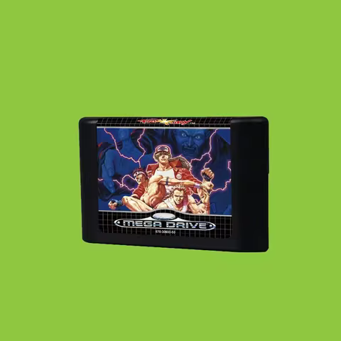 Link 6 Fatal Fury I II EUR Version Game for SEGA Mega Drive Genesis 16 bit Console Game Cartridge Bo
