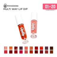 Multi Way Lip Dip (1 to 20) 4.5ml - DC Formulations 02 nudes velvet lippie matte soft blur gift