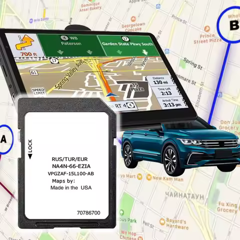 SD Card Navi Navigation 2022 Europe Maps for FIAT Spider Classica Lusso Abarth 2016-2020 Car