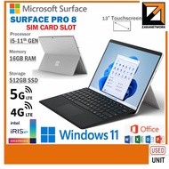 Microsoft Surface Pro 8 (1 YEAR WARRANTY T&C) Core i5-11th GEN 13"inch 16GB RAM 512GB SSD Win 11 PRO