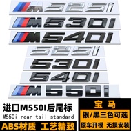 BMW Car Logo BMW 5 Series 520I 523I 525I 530I 535I 540I M550I Car Sticker Rear Tail Logo M520D 530D 