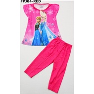 FROZEN ANNA ELSA BLOUSE AND PANT FOR GIRLS 4-7 YEARS OLD