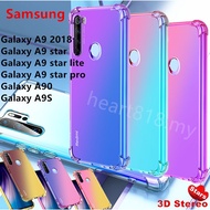 Samsung Galaxy phone case / A9S A90 / A9 Star Pro / A9 Star Lite / A9 2018 / Soft Cover / Acrylic+Gradient TPU Back Cover Shell / Shockproof / Fallproof / Mobile Phone Case / Protective Cover