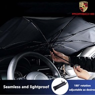 PORSCHE 911 718 PANAMERA CAYENNE MACAN TAYCAN911Carrera Gts Summer Car Sunshade Windshield