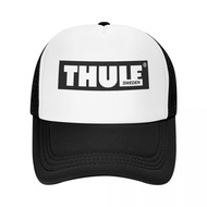Thule (1) Adult Grid Net Hat Trucker Men's Women's Flat Brim Baseball Cap High-Stiff Mesh  Adjustable Unisex Casual Spor