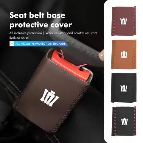 Car Seat Belt Buckle scratch-resistant Cover Protector For Toyota Sienna 4Runner Verso Fortuner Venz