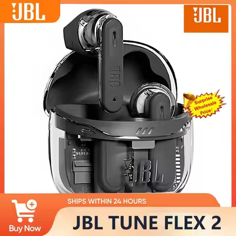 JBL Tune Flex 2 TWS Wireless Bluetooth Earphones Deep Bass Ambient Aware Sport Headset IP54 Waterpro
