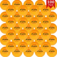 XCLOHAS 100 PCS 3 Star Ping Pong Balls 40+2.8g Table Tennis Balls New Material ABS Plastic Table Ten