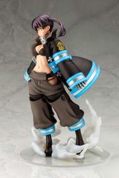八田元氣小棧: 日版全新  壽屋 (特典付き)ARTFX J 炎炎消防隊 環古達 1/8 PVC