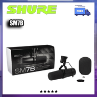 Shure SM7B ไมโครโฟนคอนเดนเซอร์ระดับมืออาชีพสำหรับ Video Studios Podcasters Vloggers