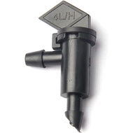 [100pcs] Flag Dripper Black 4L Irrigation Water Drip