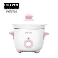 Mayer 1.5L Slow Cooker Multi Functional Cooking MMSC15 / Ceramic Inner Pot/ Anti-slip Heat Resistant Silicon Cover/ Overheating Protection/ Non-slip Feet