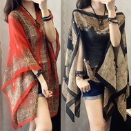 Offer🔥Baju Shawl Batik Silk Women Clothing Scarf百变民族风披肩