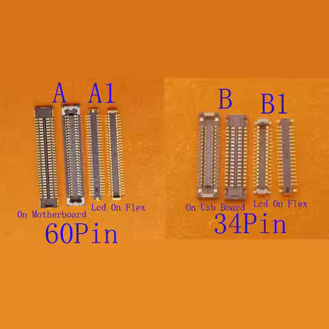 2-10Pcs LCD Display Screen Usb Charger Charging FPC Connector Contact Plug For Motorola Moto G13 G23