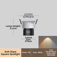 NAMEEKS | Adjustable LED Recessed Downlight 3500k