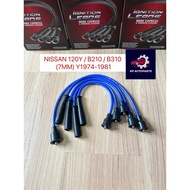 HOS - CAR PLUG WIRE SET / PLUG CABLE SILICONE - NISSAN 120Y / B210 / B310 (7MM) Y1974-1981