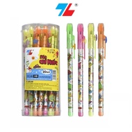 Combo 20 Bút chì khúc Thiên Long PC-09 - Bút chì đốt cho bé viết chì đốt viết chì khúc HB có tẩy bút