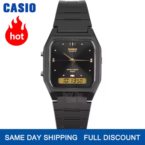 Casio watch gold watch men top brand luxury Dual display Waterproof Quartz men watch Sport military 