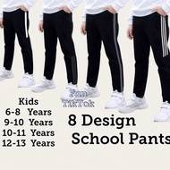 Kids Pants Slim Flit Tracksuit Fashion Seluar Panjang Budak Sukan 童装长裤男女