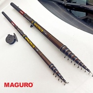 Joran tegek custom kolong Maguro Innova 540 + reel