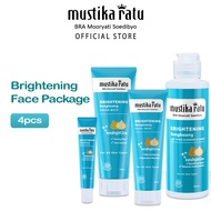 Mustika Ratu Brightening Bengkoang Face Set - Toner 2in1 + Facial Wash (100g) + Cream Masker (125g) 