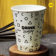 Screen printing paper cup 8oz 9oz 12oz 16oz 22oz