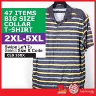 Baju Bundle Lelaki Tshirt Bundle Lelaki Baju Kolar Lelaki Baju Saiz Besar Bundle Kolar Lelaki (Size : 2XL - 5XL)