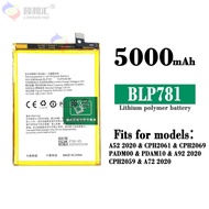 OPPO A52 2020/A92 2020/A72 2020 BLP781 5000mah Original Mobile Phone Battery