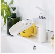 水龍頭加長延伸防濺白色膠墊