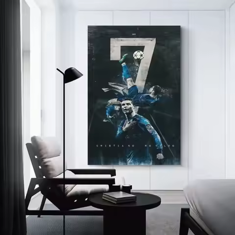 Unframed Soccer Football Posters Cristiano Ronaldo Inspirational Poster Poster Decorative Painting C