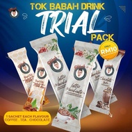 Tok Babah kopi | Tea | Chocolate (trial 3 sachet)