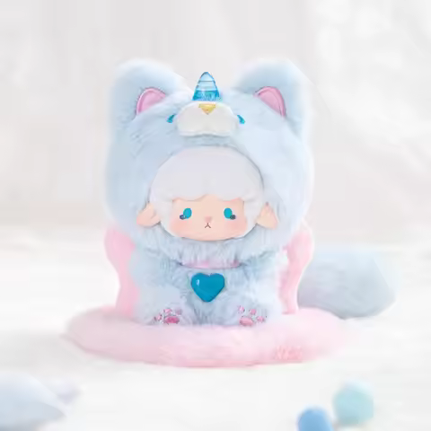 Genuine Gyun Big-Tailed Critter Crew Series Blind Box Cute Vinyl Plush Bag Pendants Decorations Doll