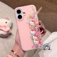 Cute Cat Girl Flowers Phone Case For Xiaomi 15T 11T Pro Poco C75 C71 C65 C61 C51 C50 F8 M7 M6 Plus F